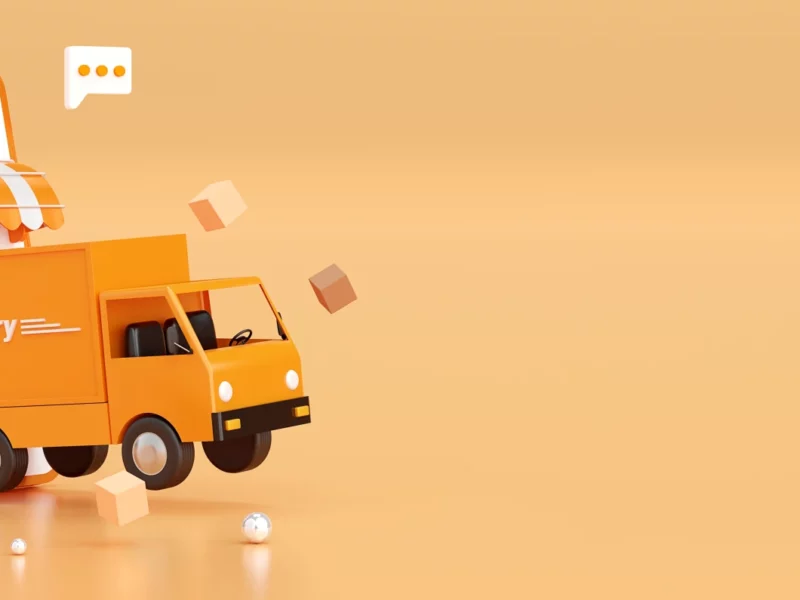 Delivery Service Van