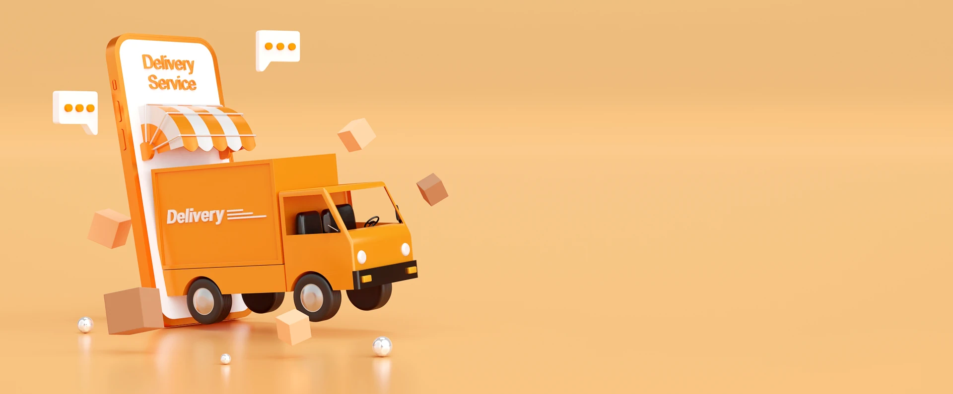 Delivery Service Van