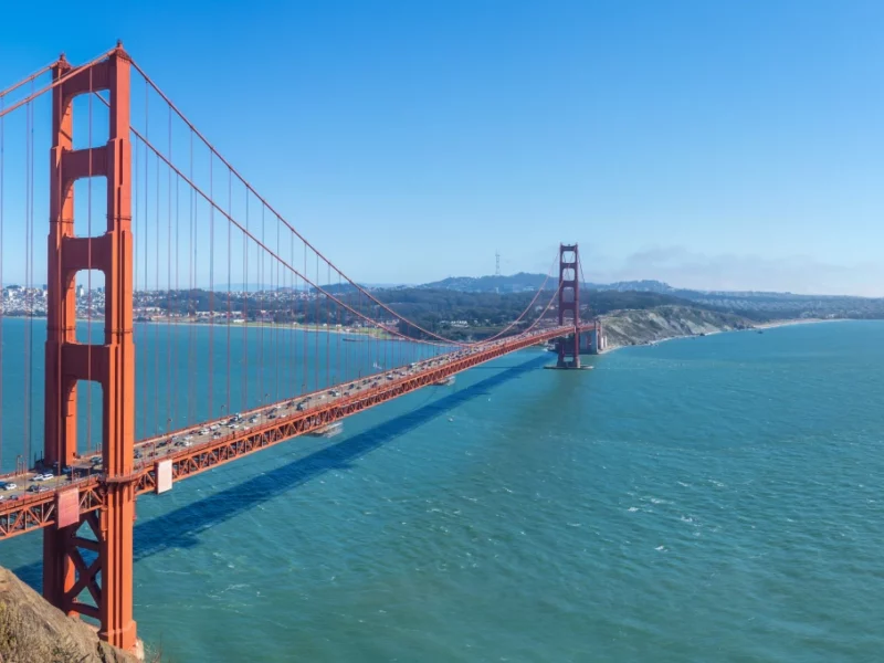 Golden Gate Bridge in California